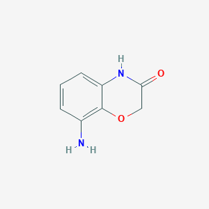 molecular formula C8H8N2O2 B112460 8-Amino-2H-1,4-benzoxazin-3(4H)-one CAS No. 321126-82-3