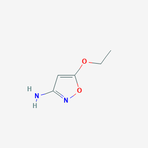 molecular formula C5H8N2O2 B112461 3-Amino-5-ethoxyisoxazole CAS No. 32326-26-4