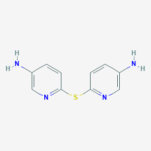 molecular formula C10H10N4S B112463 双(5-氨基吡啶-2-基)硫醚 CAS No. 32605-02-0
