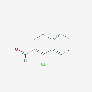 molecular formula C11H9ClO B112464 1-Chloro-3,4-dihydronaphthalene-2-carbaldehyde CAS No. 3262-03-1