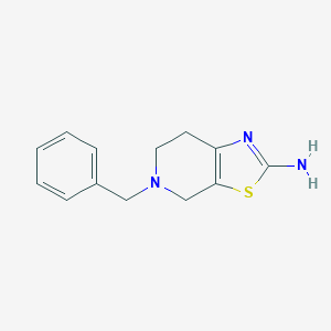 molecular formula C13H15N3S B112466 5-Benzyl-4,5,6,7-tetrahydro-thiazolo[5,4-c]pyridin-2-ylamine CAS No. 327077-32-7