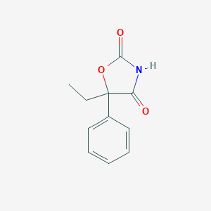 molecular formula C11H11NO3 B011248 5-Ethyl-5-phenyl-1,3-oxazolidine-2,4-dione CAS No. 101053-00-3
