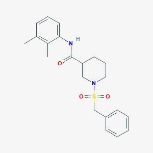 molecular formula C21H26N2O3S B11248317 1-(benzylsulfonyl)-N-(2,3-dimethylphenyl)piperidine-3-carboxamide 