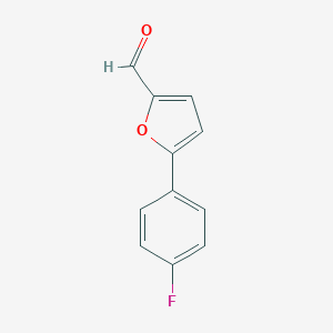 molecular formula C11H7FO2 B112487 5-(4-Fluoro-phenyl)-furan-2-carbaldehyde CAS No. 33342-17-5