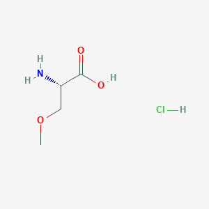 molecular formula C4H10ClNO3 B112489 (S)-2-Amino-3-methoxypropanoic acid hydrochloride CAS No. 336100-47-1