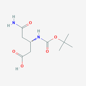 molecular formula C10H18N2O5 B112490 Boc-L-beta-Homoasparagine CAS No. 336182-03-7