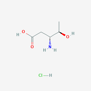 molecular formula C5H12ClNO3 B112494 (3R,4R)-3-氨基-4-羟基戊酸盐酸盐 CAS No. 336182-14-0