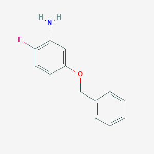 molecular formula C13H12FNO B112501 5-(Benzyloxy)-2-fluoroaniline CAS No. 342042-82-4