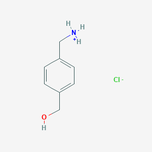 molecular formula C8H12ClNO B112510 (4-(Aminomethyl)phenyl)methanol hydrochloride CAS No. 34403-46-8