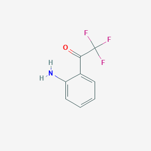 molecular formula C8H6F3NO B112519 1-(2-Aminophenyl)-2,2,2-trifluoroethanone CAS No. 351002-89-6