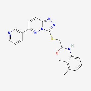 molecular formula C20H18N6OS B11252943 N-(2,3-Dimethylphenyl)-2-{[6-(pyridin-3-YL)-[1,2,4]triazolo[4,3-B]pyridazin-3-YL]sulfanyl}acetamide 