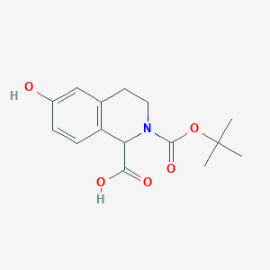 2-Boc-6-Hydroxy-1,2,3,4-tetrahydro-isoquinoline-1-carboxylic acid
