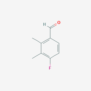 molecular formula C9H9FO B112532 4-Fluoro-2,3-dimethylbenzaldehyde CAS No. 363134-37-6