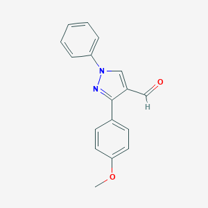 3-(4-methoxyphenyl)-1-phenyl-1H-pyrazole-4-carbaldehyde