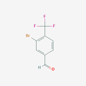 molecular formula C8H4BrF3O B112541 3-Bromo-4-(trifluoromethyl)benzaldehyde CAS No. 372120-55-3