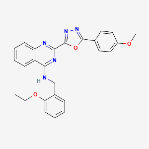 molecular formula C26H23N5O3 B11255326 Egfr/her2-IN-2 