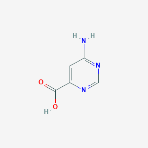 molecular formula C5H5N3O2 B112554 6-Aminopyrimidine-4-carboxylic acid CAS No. 38214-46-9
