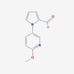 1-(6-Methoxy-3-pyridinyl)-1h-pyrrole-2-carbaldehyde