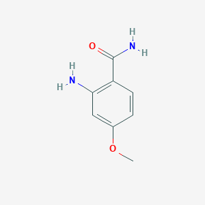 molecular formula C8H10N2O2 B112565 2-Amino-4-methoxybenzamide CAS No. 38487-91-1