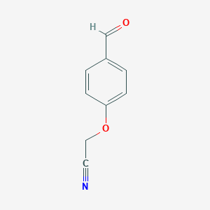 molecular formula C9H7NO2 B112567 2-(4-Formylphenoxy)acetonitrile CAS No. 385383-45-9