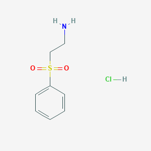 molecular formula C8H12ClNO2S B112568 2-(Phenylsulfonyl)ethanamine hydrochloride CAS No. 38752-48-6