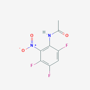 molecular formula C8H5F3N2O3 B112570 n-(3,4,6-Trifluoro-2-nitrophenyl)acetamide CAS No. 388-11-4