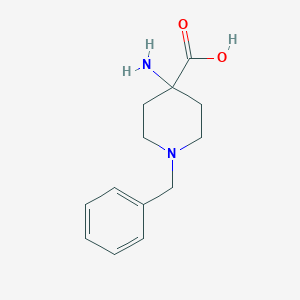 molecular formula C13H18N2O2 B112576 4-Amino-1-benzylpiperidine-4-carboxylic Acid CAS No. 39143-25-4