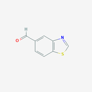 molecular formula C8H5NOS B112578 苯并[d]噻唑-5-甲醛 CAS No. 394223-38-2