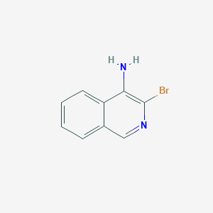 molecular formula C9H7BrN2 B112583 4-Amino-3-bromoisoquinoline CAS No. 40073-37-8