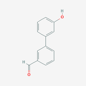 molecular formula C13H10O2 B112587 3'-羟基联苯-3-甲醛 CAS No. 400745-17-7