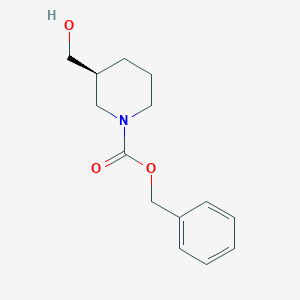 molecular formula C14H19NO3 B112597 苄基 (3S)-3-(羟甲基)哌啶-1-羧酸酯 CAS No. 405061-52-1