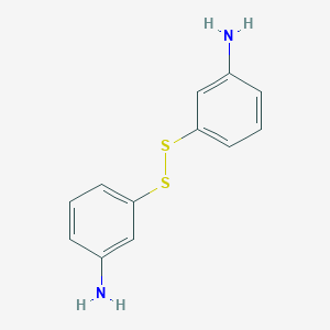 molecular formula C12H12N2S2 B112600 3-[(3-Aminophenyl)disulfanyl]aniline CAS No. 40897-41-4