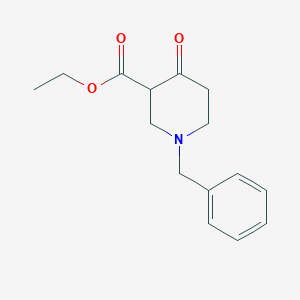 molecular formula C15H19NO3 B112605 Ethyl 1-benzyl-4-oxopiperidine-3-carboxylate CAS No. 41276-30-6