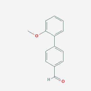 molecular formula C14H12O2 B112610 4-(2-Methoxyphenyl)benzaldehyde CAS No. 421553-62-0