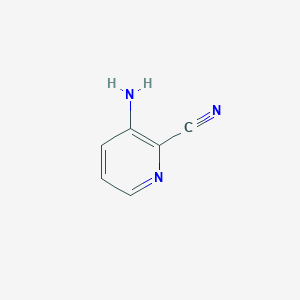 molecular formula C6H5N3 B112612 3-Amino-2-pyridinecarbonitrile CAS No. 42242-11-5