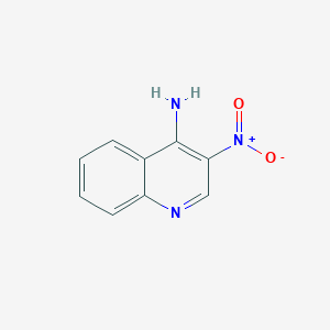 molecular formula C9H7N3O2 B112618 3-Nitroquinolin-4-amine CAS No. 42606-33-7