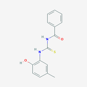 molecular formula C15H14N2O2S B112622 1-Benzoyl-3-(2-hydroxy-5-methylphenyl)thiourea CAS No. 429642-03-5