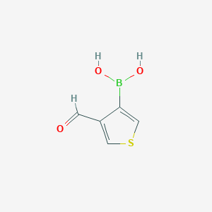 molecular formula C5H5BO3S B112628 3-Formyl-4-thiopheneboronic acid CAS No. 4347-32-4