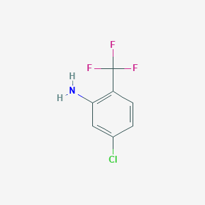 molecular formula C7H5ClF3N B112640 5-Chloro-2-(trifluoromethyl)aniline CAS No. 445-14-7