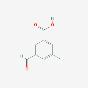 molecular formula C9H8O3 B112643 3-甲酰-5-甲基苯甲酸 CAS No. 4481-27-0
