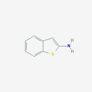 molecular formula C8H7NS B112646 苯并[b]噻吩-2-胺 CAS No. 4521-30-6