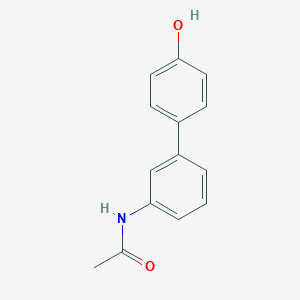 molecular formula C14H13NO2 B112650 4-(3-Acetylaminophenyl)phenol CAS No. 462660-26-0