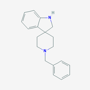 molecular formula C19H22N2 B112658 1'-Benzylspiro[indoline-3,4'-piperidine] CAS No. 474538-99-3