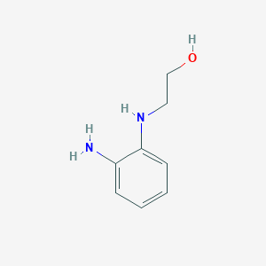 molecular formula C8H12N2O B112675 2-[(2-Aminophenyl)amino]ethanol CAS No. 4926-58-3