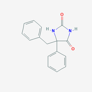 molecular formula C16H14N2O2 B112676 5-Benzyl-5-phenylimidazolidine-2,4-dione CAS No. 4927-43-9