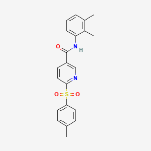molecular formula C21H20N2O3S B11267729 N-(2,3-dimethylphenyl)-6-tosylnicotinamide 