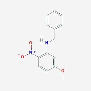 molecular formula C14H14N2O3 B112685 N-Benzyl-5-methoxy-2-nitroaniline CAS No. 498539-08-5