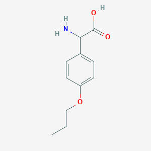 Amino(4-propoxyphenyl)acetic acid
