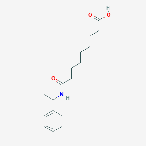molecular formula C17H25NO3 B011269 N-(alpha-Methylbenzyl)azelaamic acid CAS No. 106926-14-1