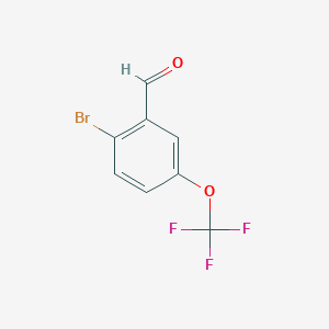 molecular formula C8H4BrF3O2 B112698 2-Bromo-5-(trifluoromethoxy)benzaldehyde CAS No. 505084-61-7